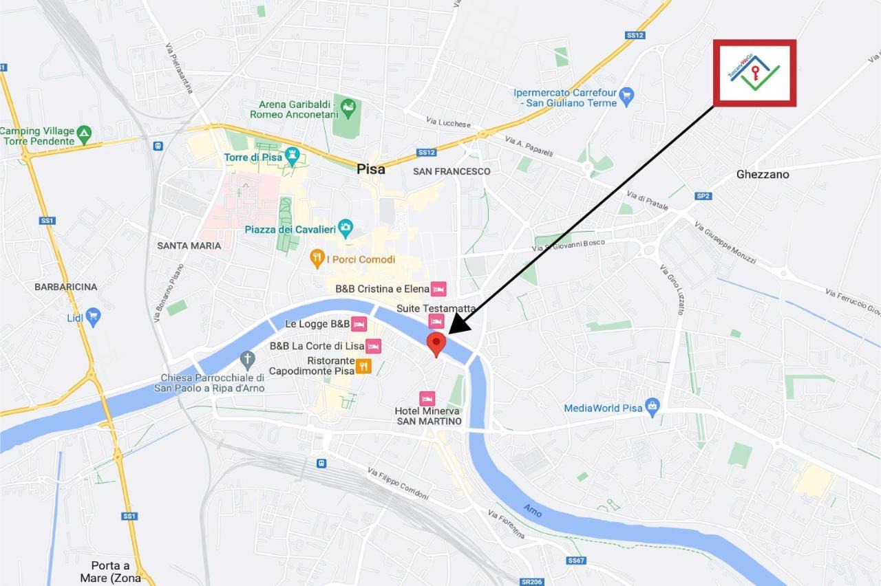 Appartamento Orsini By Tuscanywego Piza Zewnętrze zdjęcie